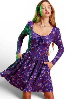 DISNEY Her Universe Hocus Pocus Purple Dress